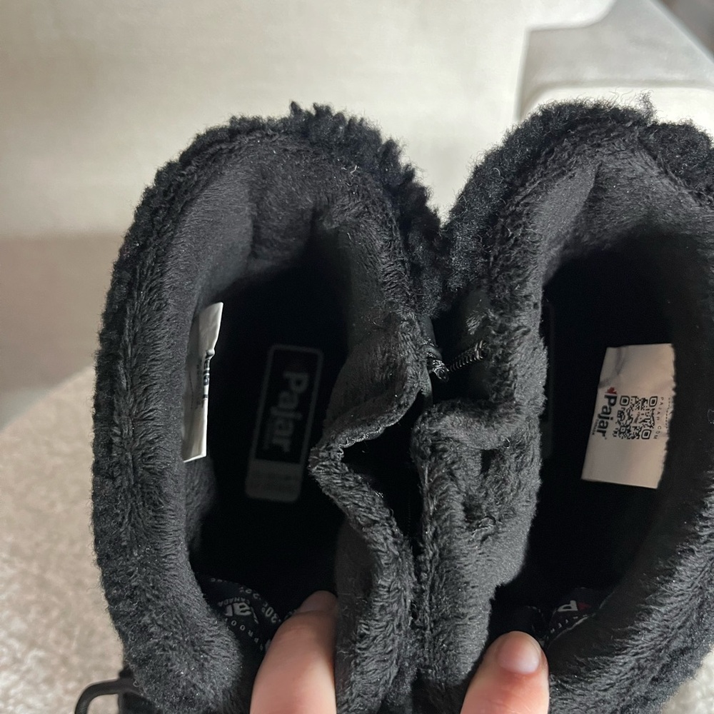 Pajar Ceria Shearling - Black Waterproof Winter Boots - Picture 8 of 11